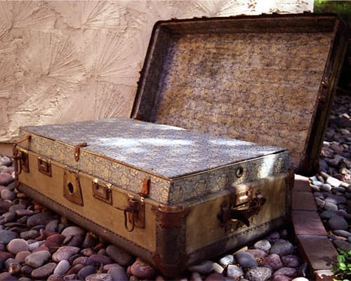 The trunk associated with the rediscovery of the Donald A. Hall Collection